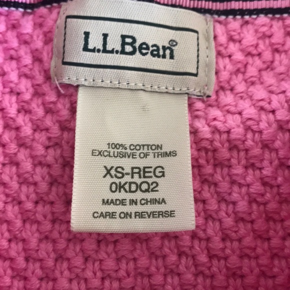 Pink cardigan by LL Bean - Picture 6 of 6